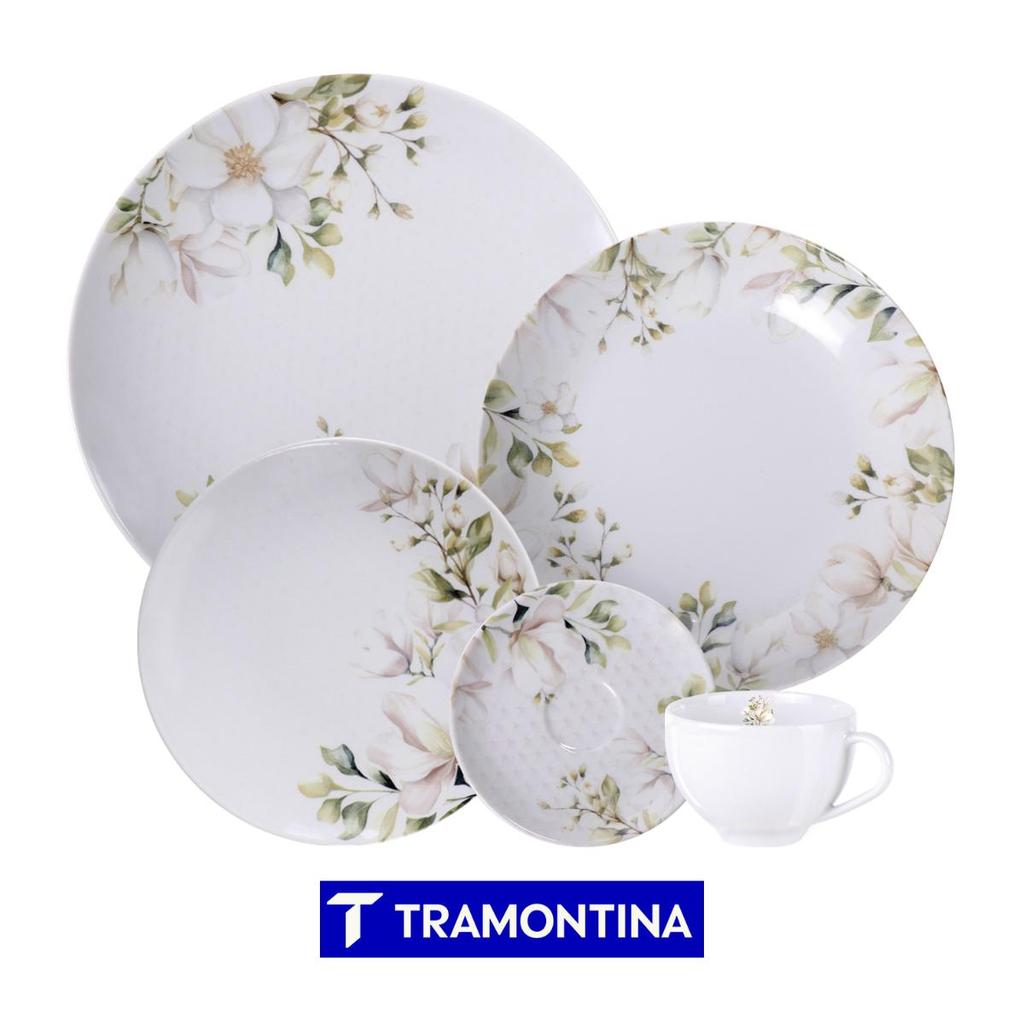 Jogo de Jantar 20 Peças Magnolia Porcelana Tramontina