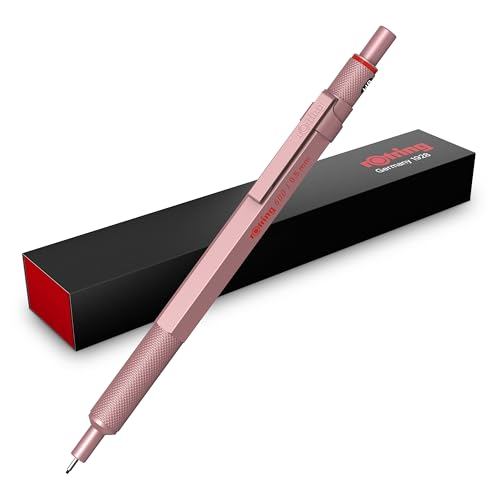 rotring Mechanical Pencil Rose Gold 600 2158794 0.5mm rOtring Sharp Pencil High-Quality Writing Instrument Stationery Ma