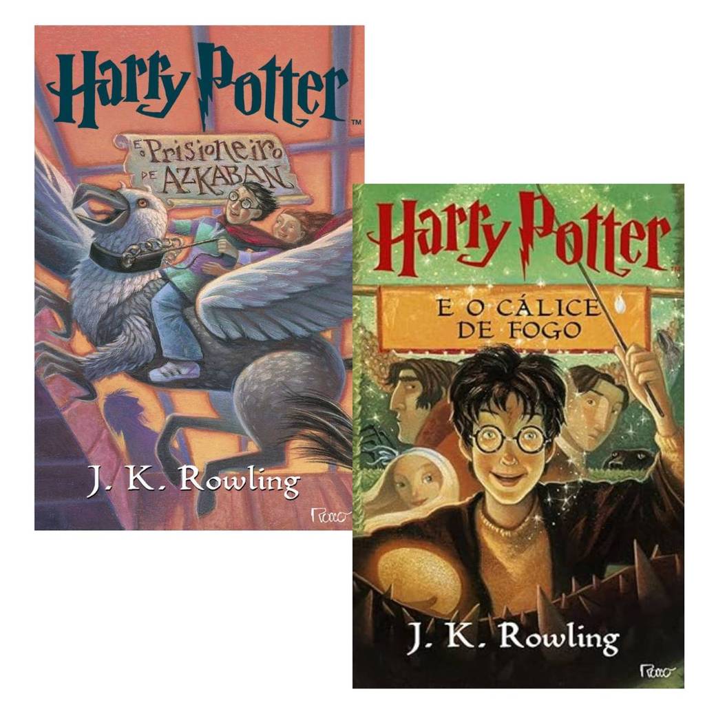 Harry Potter - Prisioneiro de Azkaban + O Cálice De Fogo - J.K Rowling - 2 Livros Físicos