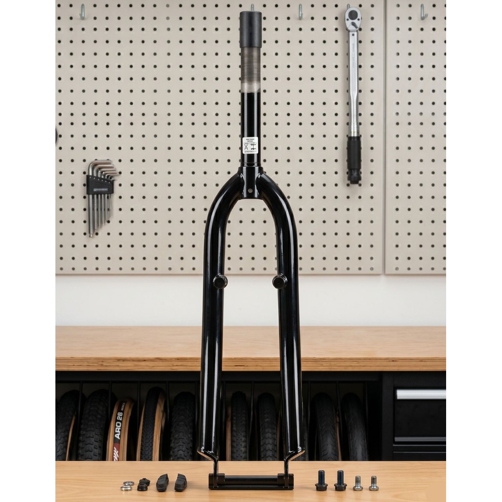 Garfo Sundown Aro 26 Rosca Fina Standard 21.1mm Reforçado Monark Caloi Poti Barra Forte