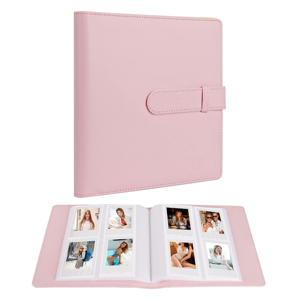 Álbum De Fotos 256 Bolsos Instax Mini 12 11 9 8 Polaroid Photocard Kpop Grande Capacidade Couro PU Envio 24h