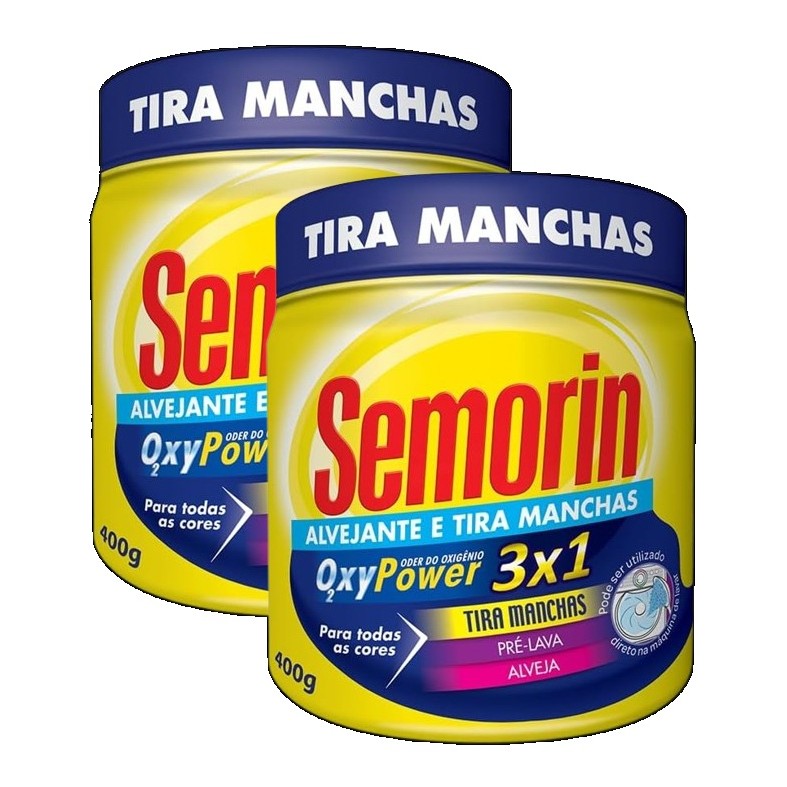 KIT 2 ALVEJANTE SEMORIN OXY POWER POTE 400G