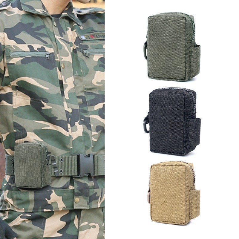 Montanhismo ao ar livre viagem portátil saco tático multifuncional molle Vice masculino mudança cigarro preto correndo i