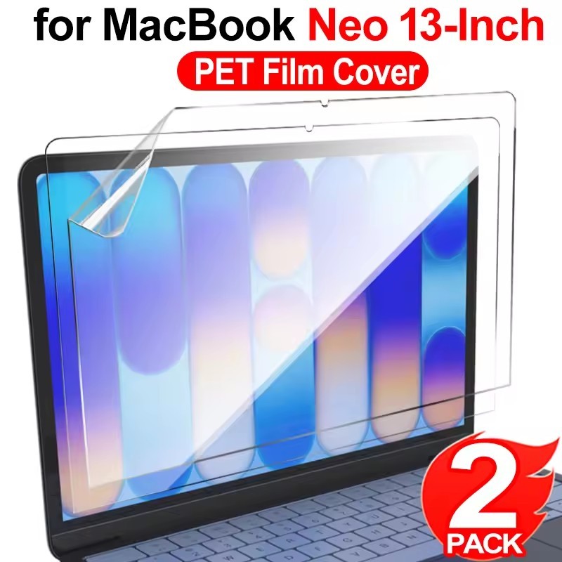 1/2 Unidades MacBook Neo Protetor De Tela De Filme Macio HD De 13 Polegadas-Acessórios Para Laptop Antiarranhões-Películ