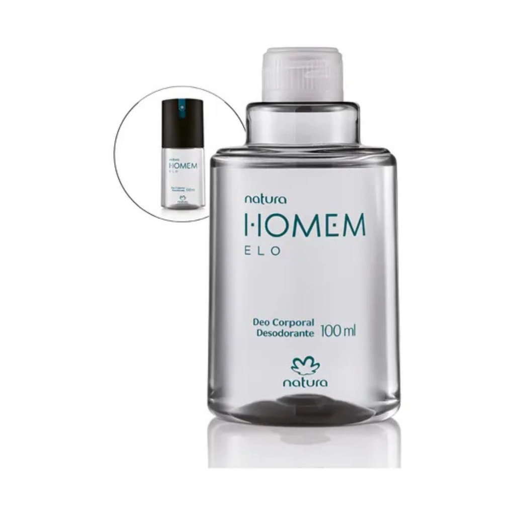 Refil Deo Corporal Masculino Homem Elo 100ml Natura