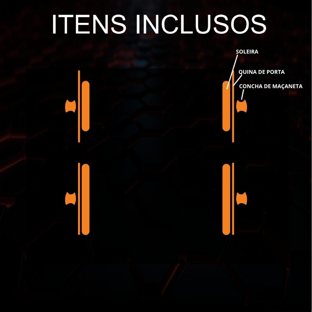 Película PPF Proteção Kit Portas Mitsubishi Eclipse Cross HPE-S BLACK 4X4 2026 Transparente TPU Anti Risco