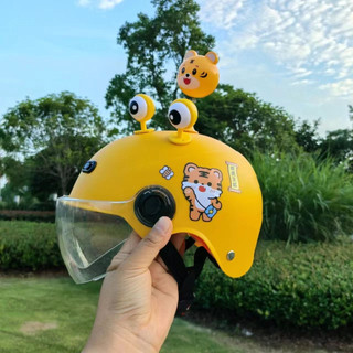 Capacete infantil cinza R9M7, adequado para meninos e meninas, Universal para quatro estações 20251009 QA1R