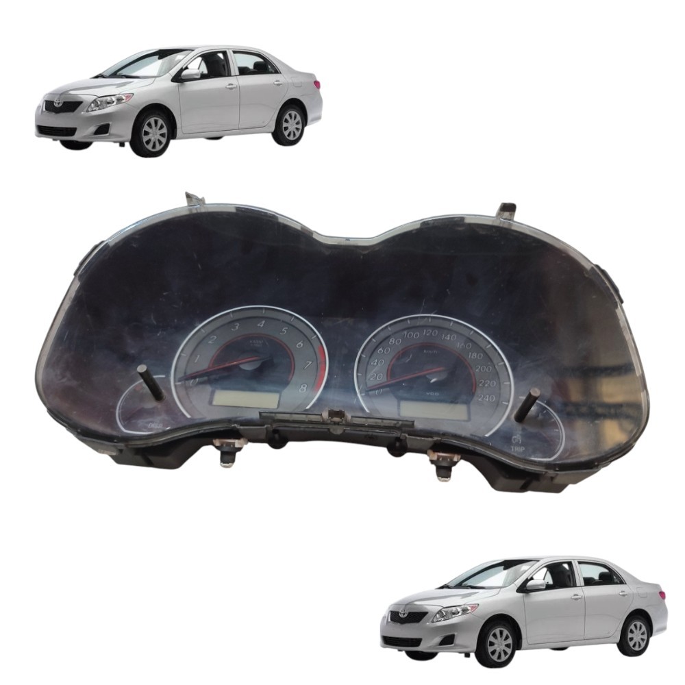 Painel Velocímetro Instrumento Toyota Corolla 2009 A 2014 Preto