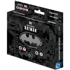 BARALHO IMPERIAL BATMAN DC 108 CARTAS GGB PERSONALIZADO CORINGA DC SUPER HERÓIS PERSONAGEM CAVALEIRO