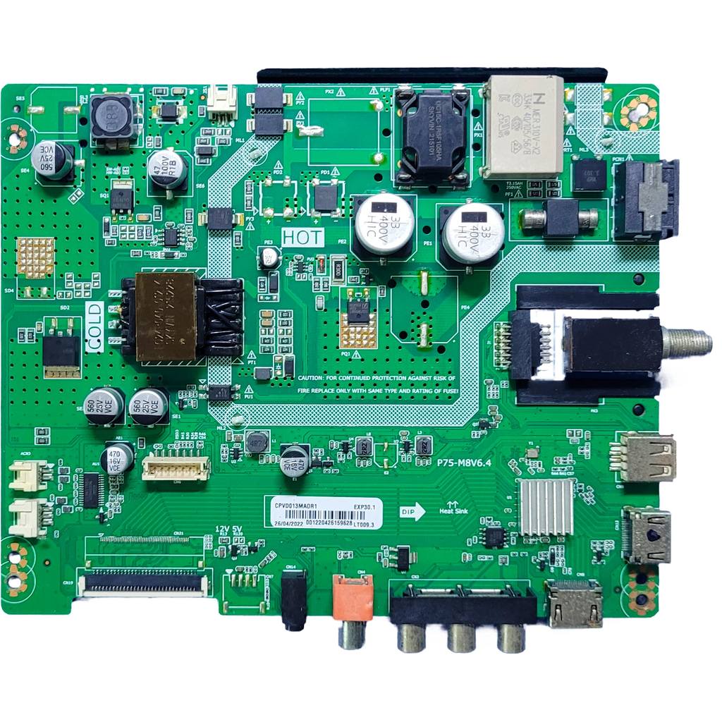 PLACA PRINCIPAL PARA TV TL037 MODELO P75-M8V6.4 CPVD013MAOR1