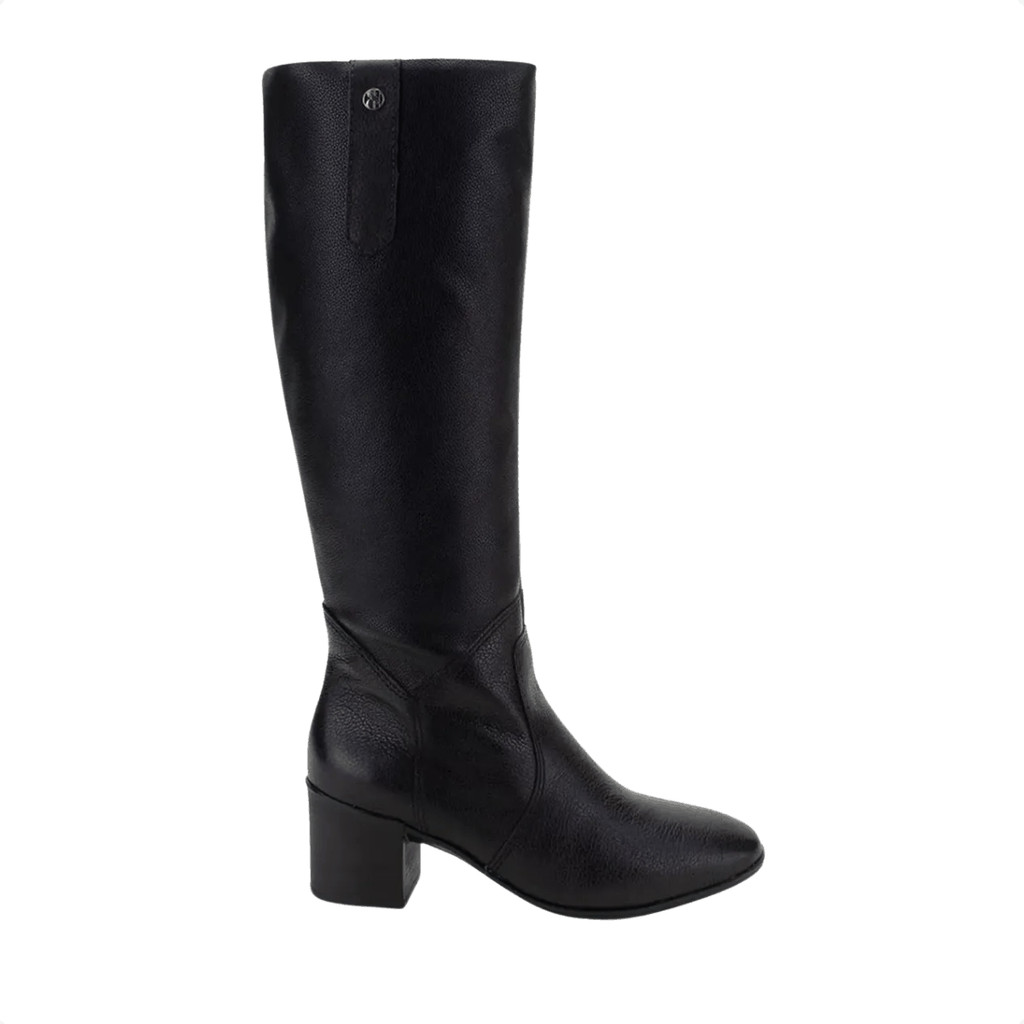 BOTA FEMININA MONTARIA BOTTERO CANO ALTO COURO PRETA