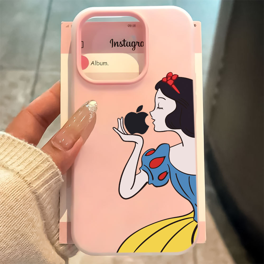Moda Geléia Escudo Design Capa Para IPhone 16E 13 11 12 14 15 16 17 Normal Pro Max Ar Apple Princesa Caso
