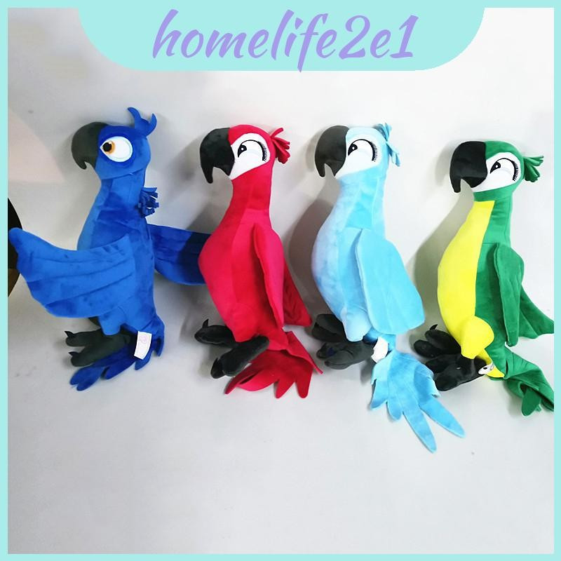E Colorido Macio 30cm Rio Filme Brinquedo De Pelúcia Papagaio Pássaro Animal Alegria Crianças Para