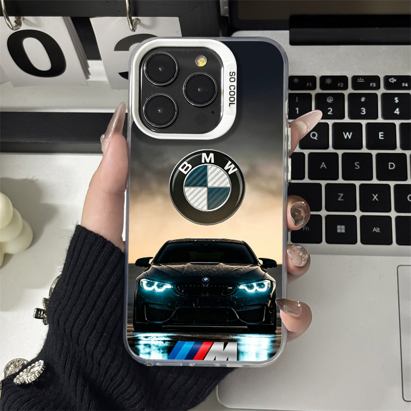 Capinha Capa BMW com Visual de Carro Esportivo ​Para iPhone 11 13 xs max 12 15 16 pro max 16 8 Plus capinha