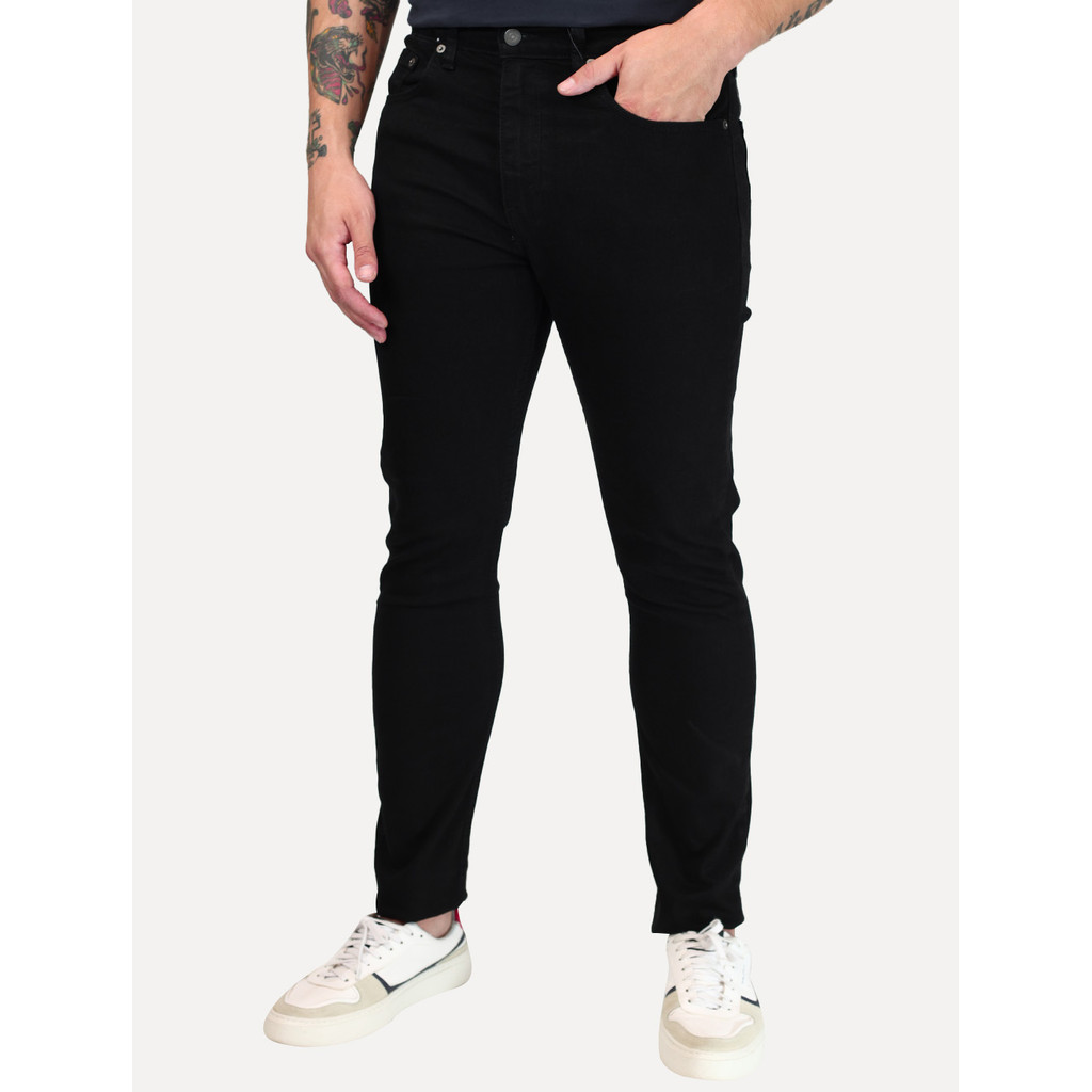 Calça Levis Original Jeans Masculina 512 Slim Taper Flex Preta 288330287