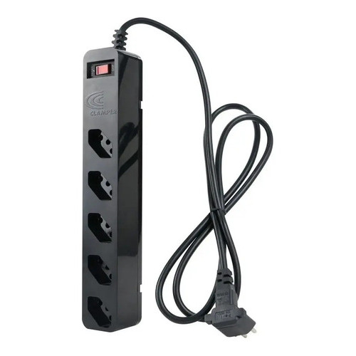 Filtro De Linha Com Protetor De Surto Dps Iclamper Energia 5 Tomadas 3 Pinos 10 Amperes Com Tecnologia Lcf Anti Raio Cla