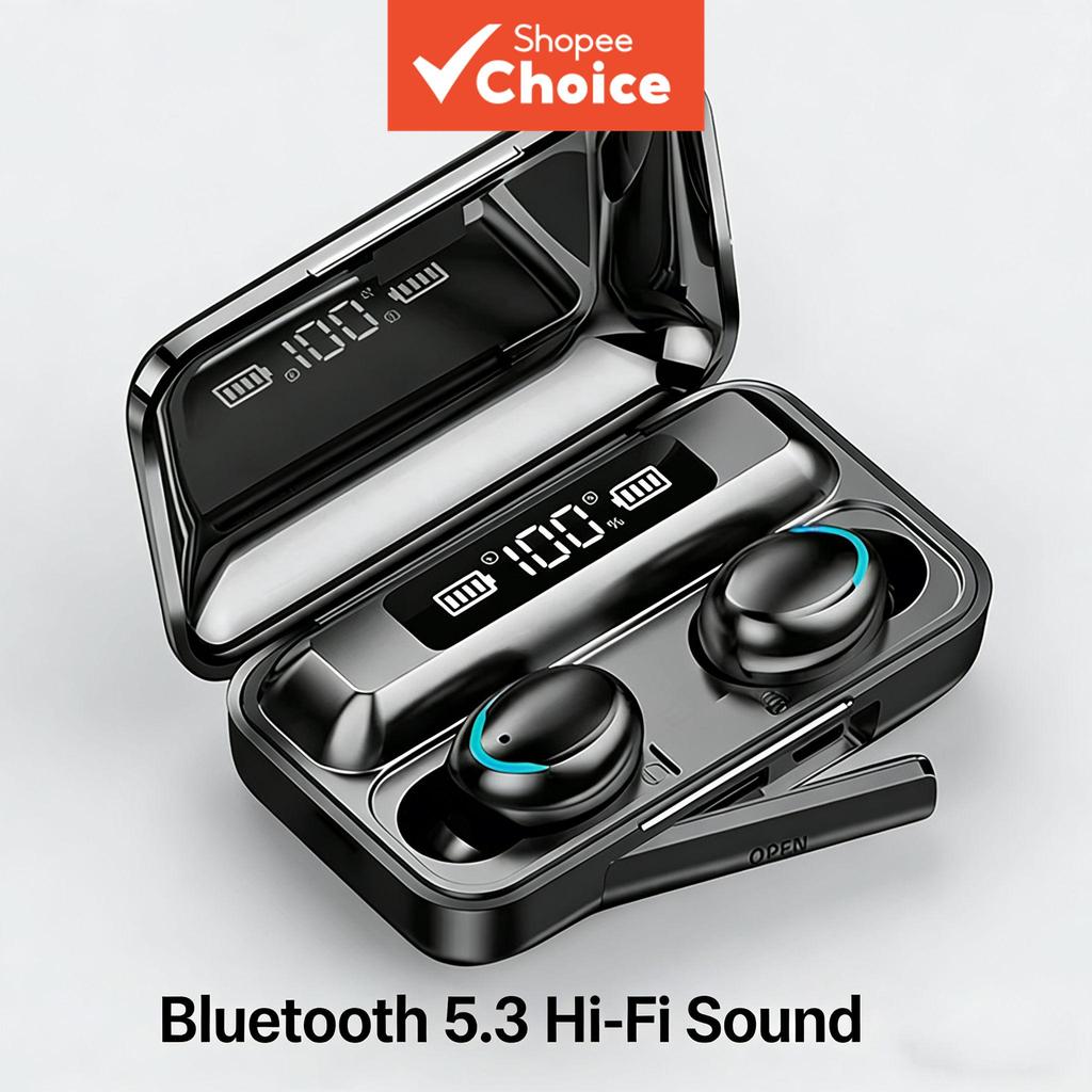M10 Fones De Ouvido TWS Bluetooth Microfone Estojo De Carregamento Baixo Sem Fio Estéreo Fone Intra-Auricular Bateria Gr