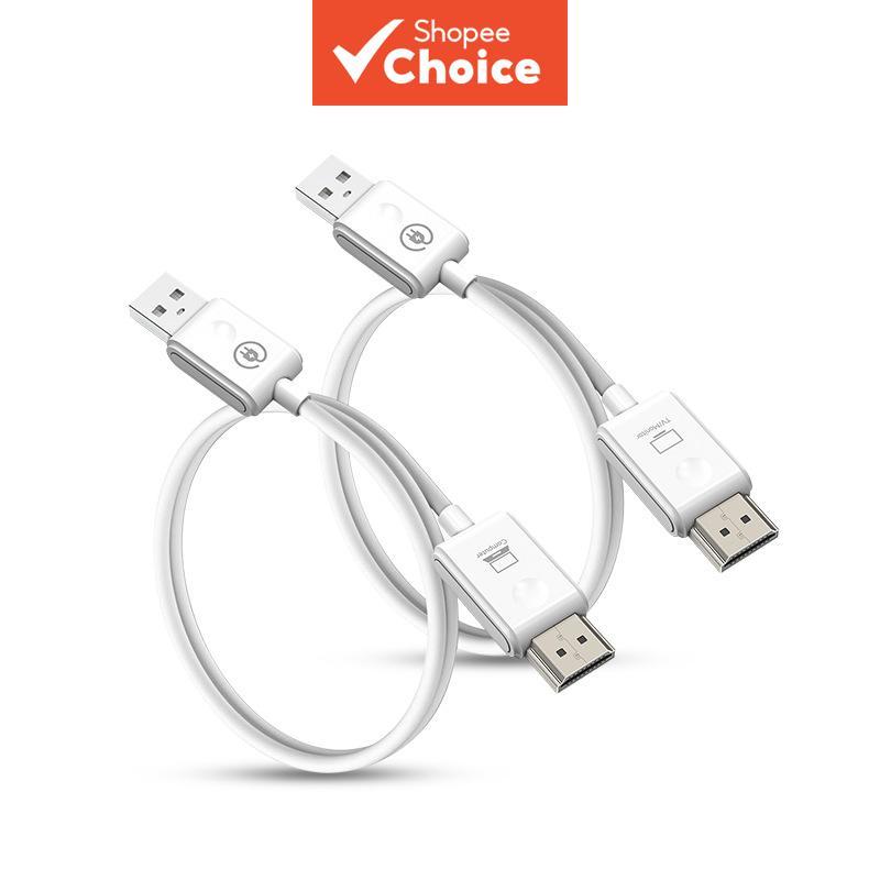 Receptor e Transmissor HDMI sem Fio Compatível, Extensor de Vídeo e Áudio 1080p 30m, Adaptador Dongle para TV Box,