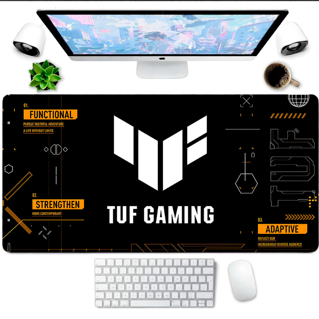 Mouse Pad Gaming Personalizado Masculino Tapete Para Mesa 80x30 Antiderrapante Superfície Speed Para Jogos e Trabalho no