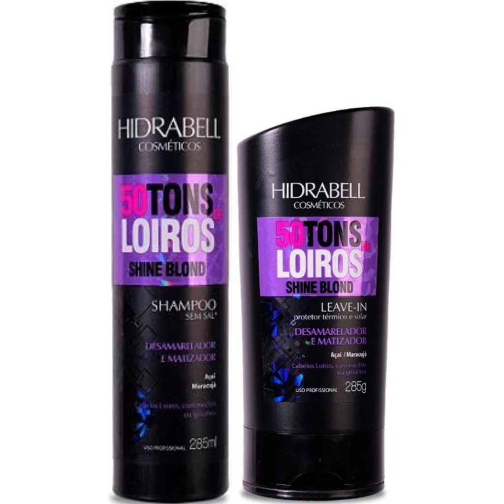 Kit Hidrabel 50 Tons de Loiros - Shampoo + Leave-In