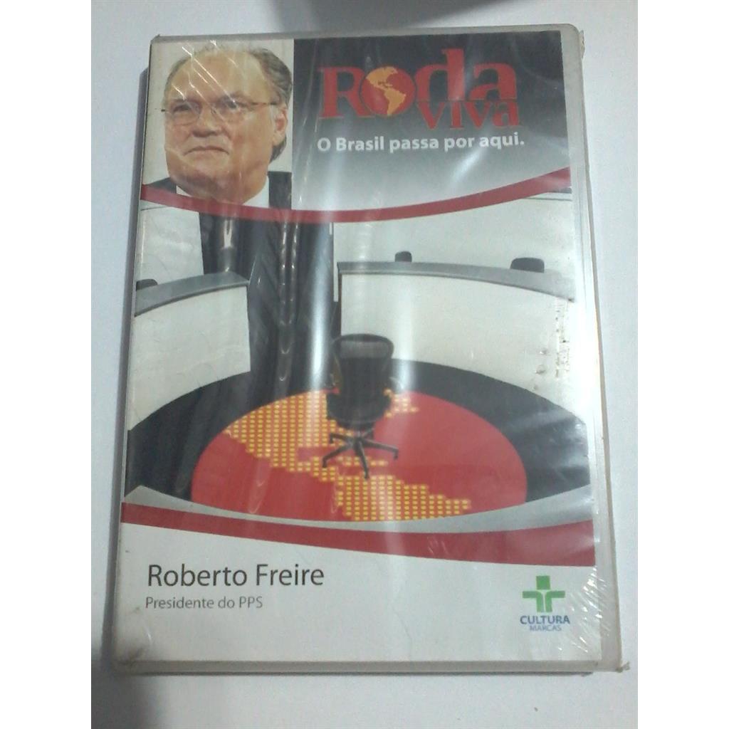 DVD Programa Roda Viva Roberto Freire Presidente do PPS Outubro 2009 direção Programa Roda Viva
