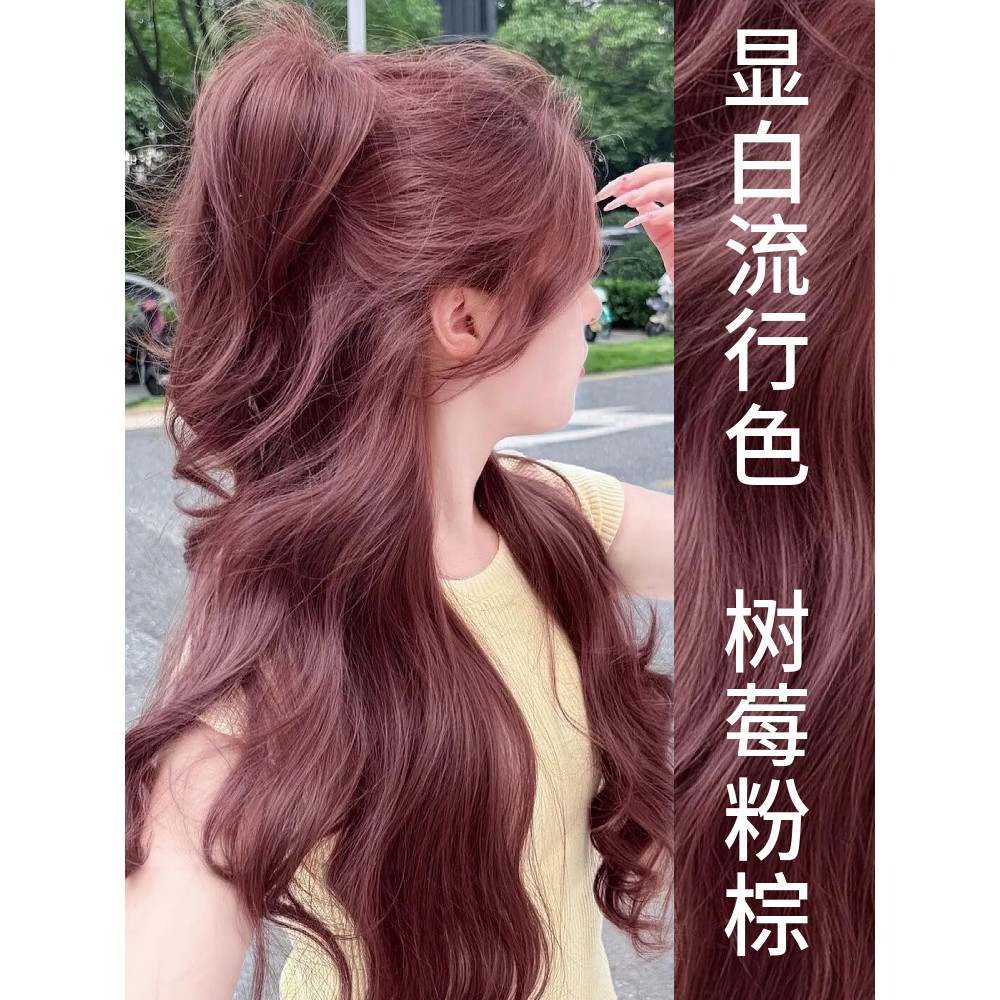 Framboesa rosa marrom tintura de cabelo planta Natural não irritante pura marca genuína 2025 cor Popular tintura de cabe