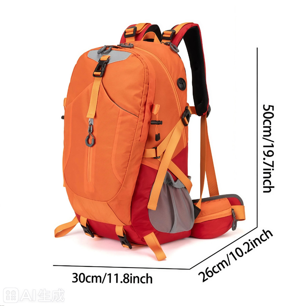 Mochila Impermeável para caminhadas ao ar livre 45L Viagem Camping