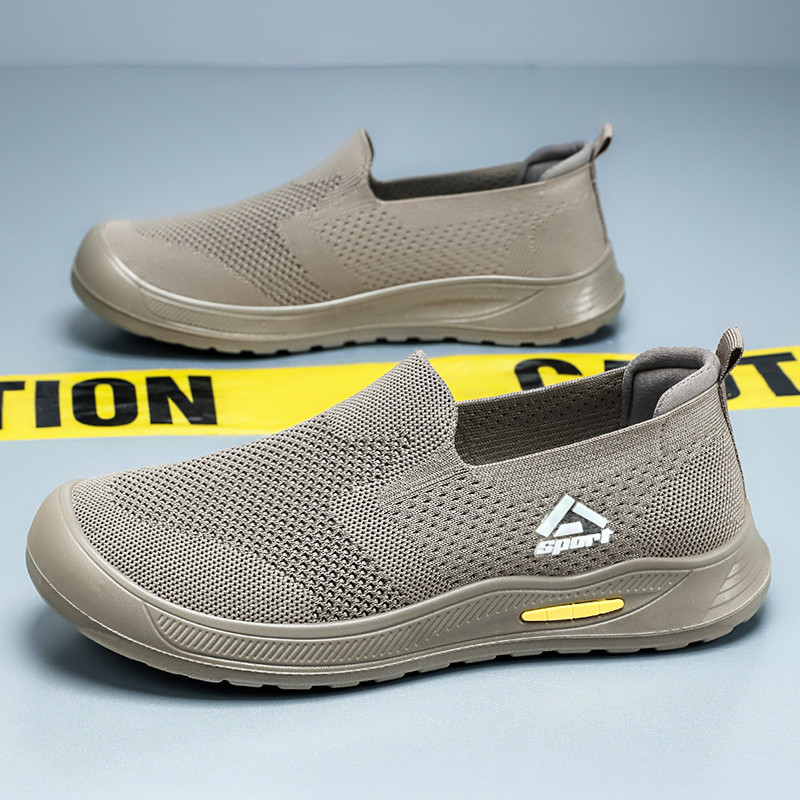 Sapatos masculinos sapatos de verão sapatos masculinos respirável sapatos casuais de meia-idade sapatos de pai idoso
