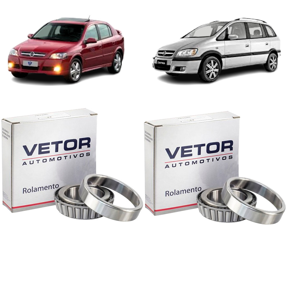 Kit 2 Rolamento Lateral Caixa Satelite Astra Zafira 2.0 16v