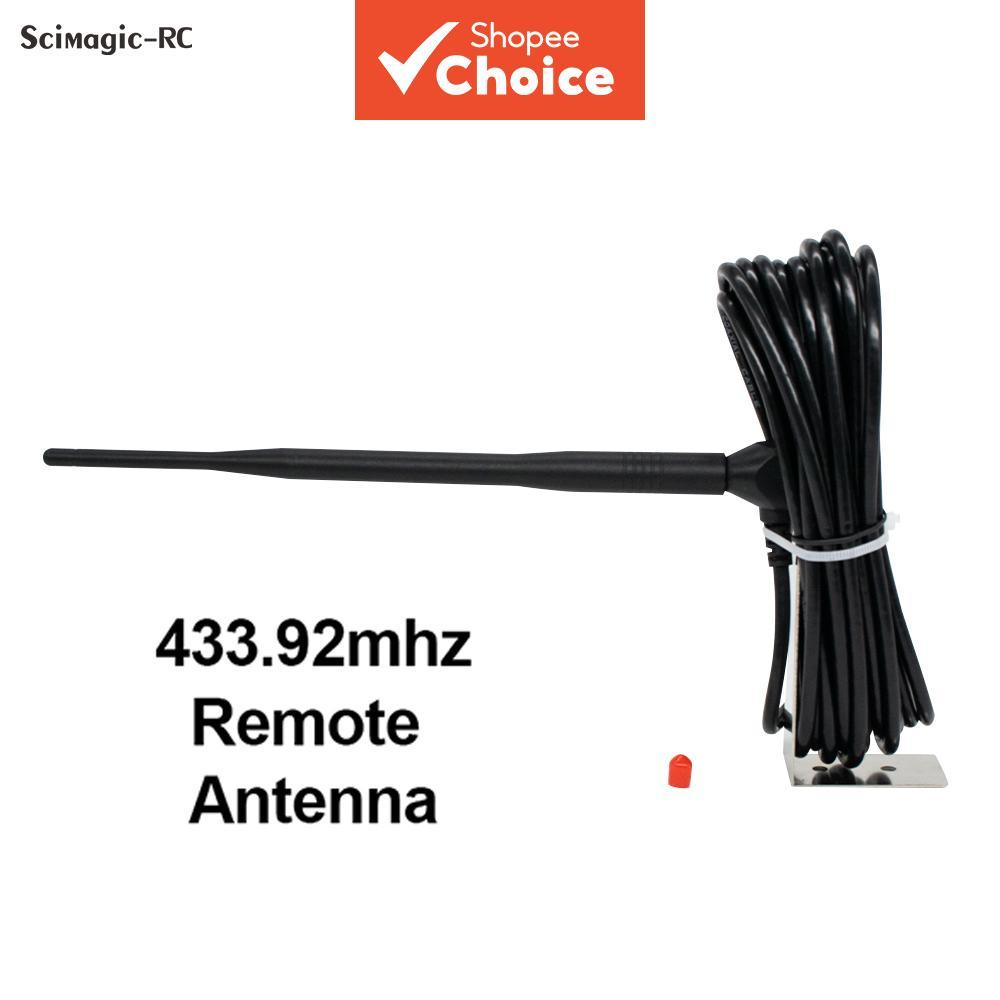 Amplificador de Sinal de Antena de Garagem, Antena 5M à Prova d'Água 433,92MHz para Controle Remoto de Portão