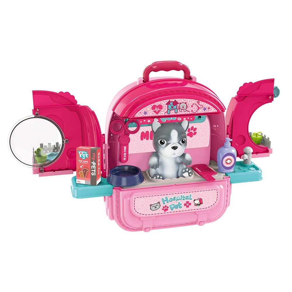 Mochila Hospital Pet Dog Pet E Clinica - Dm Toys
