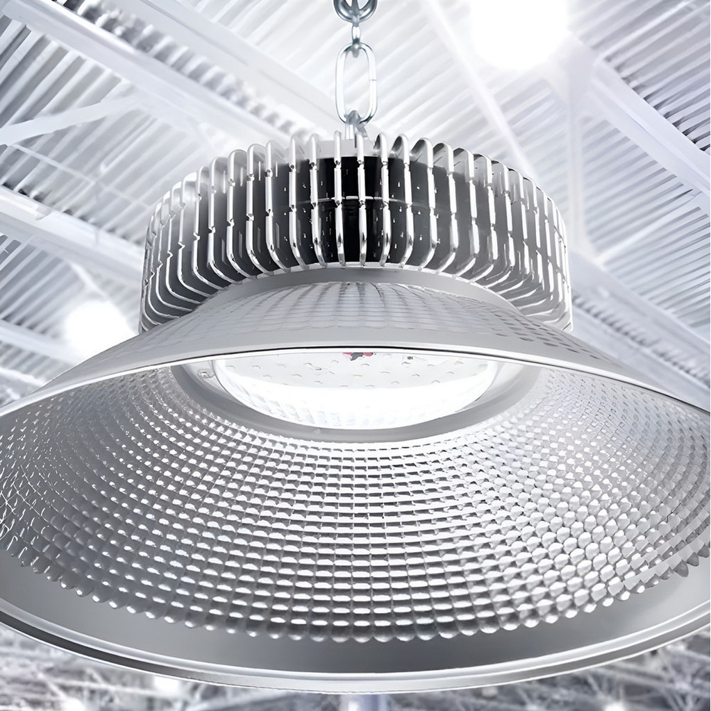 Luminária Ufo 150w Led High Bay Luz 6500k Galpão Industrial Lâmpada LED Bivolt Iluminação Refletor Holofote