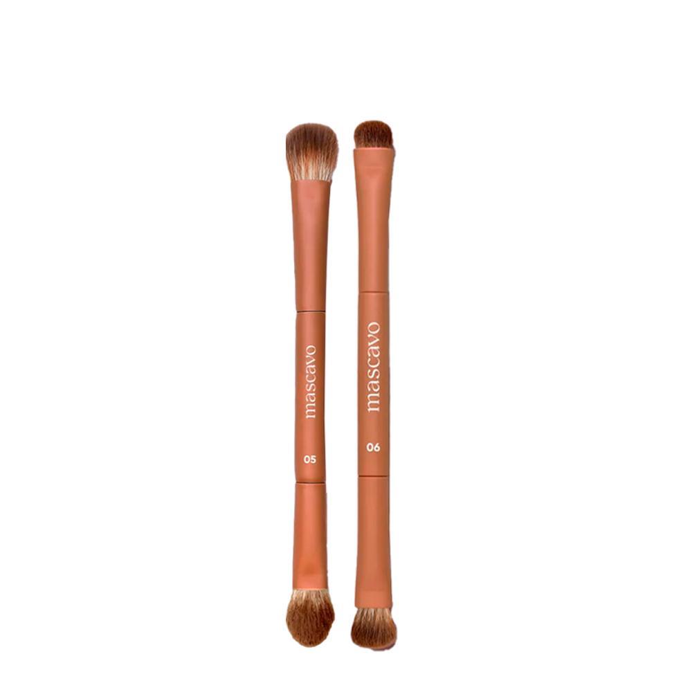 Kit Mascavo Pro Series Pincel de Maquiagem 05 + Pincel 06