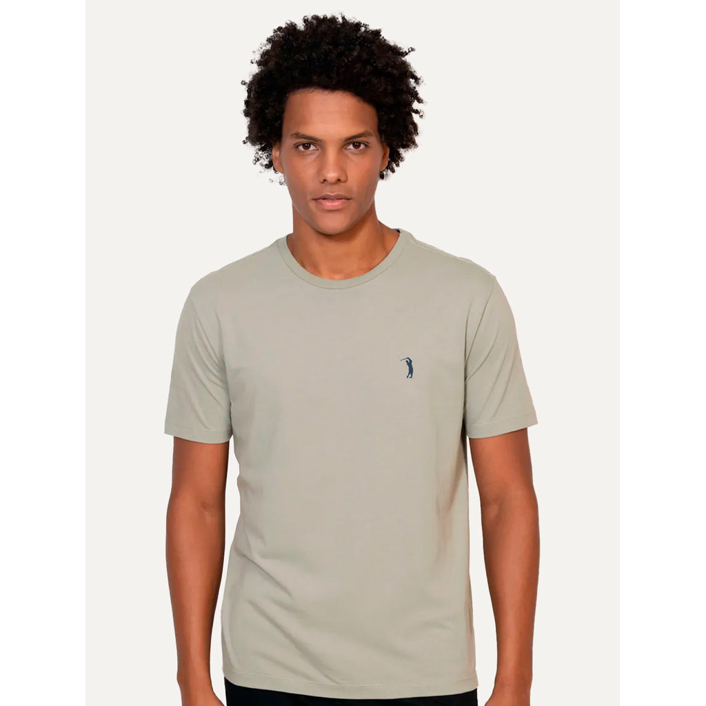 Camiseta Aleatory Masculina Navy Icon Verde Oliva 650011 1982 Original