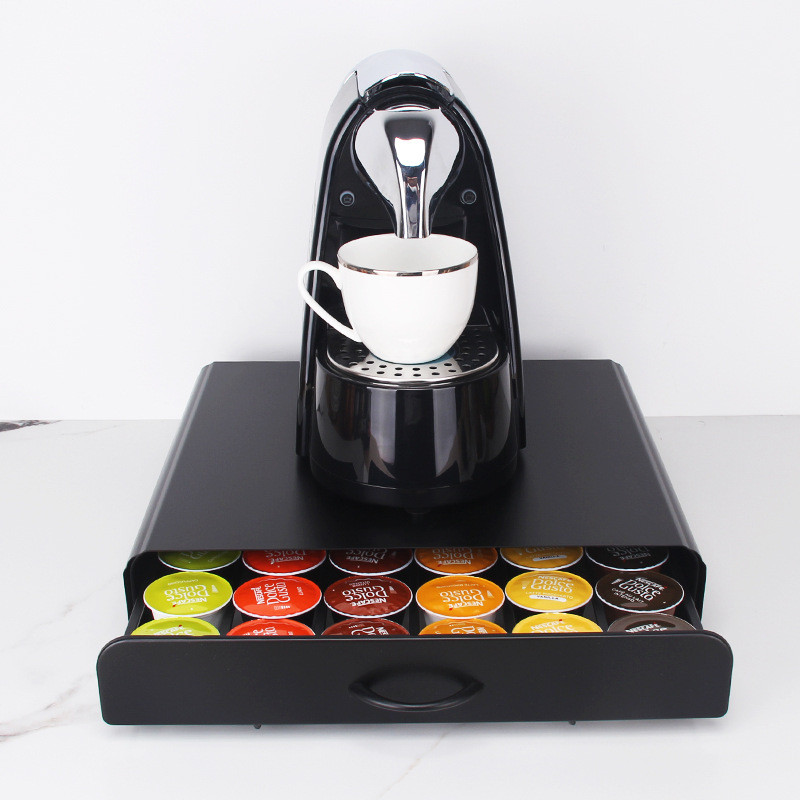 36 cápsulas adequadas para dolce gusto cápsula de café titular caixa tipo gaveta Metal dolce gusto Base caixa de armazen