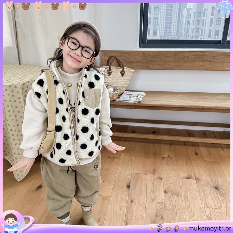 Pipi Roupas Infantis Roupas de Outono Roupas de Inverno Roupas de Inverno Novo Estilo Crianças Versão Coreana Velo de C