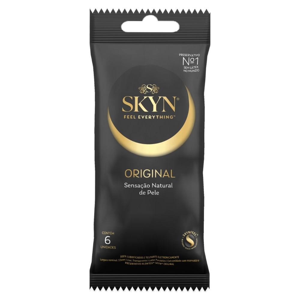 Preservativo Blowtex Skyn Sem Látex Com 6 Unidades