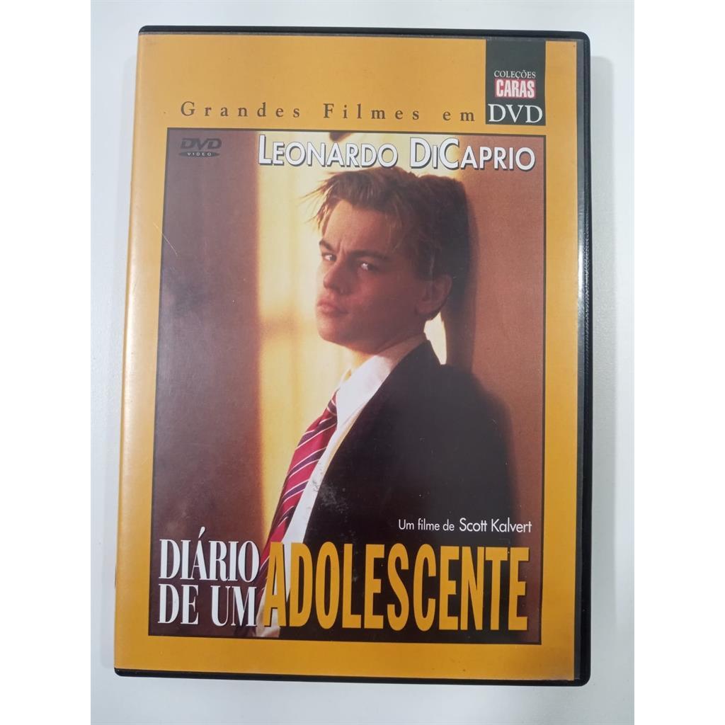 DVD Diário De Um Adolescente - Coleção Grandes Filmes Caras -  Leonardo Dicaprio direção Scott Kalvert