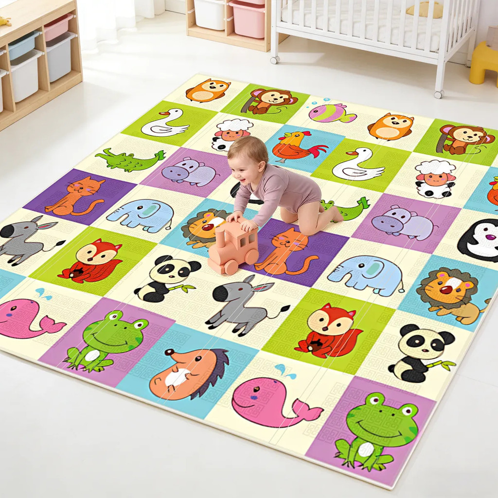 Tapete Tatame Dobráve Infantil 200x180cmx6mm Dupla Face Giga