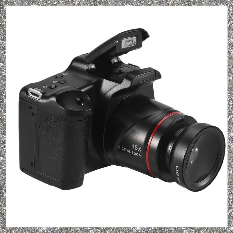 Câmera Fotográfica Profissional SLR Portátil, Câmera Digital de Vídeo com Zoom de 16X, Saída HD de 16MP, Selfie