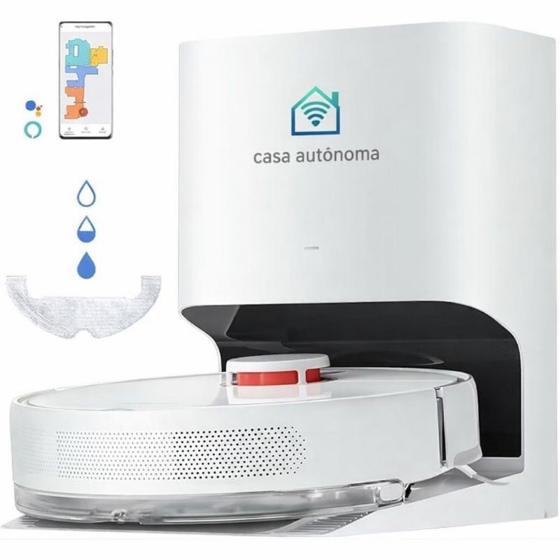 Robo Aspirador Xiaomi Robot Vacuum H40 10000pa Branco versão global original lac