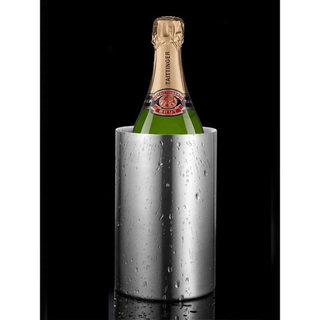 Balde de gelo reto de aço inoxidável duplo espessado Balde de vinho Balde de isolamento de Bar Balde de gelo de vinho br