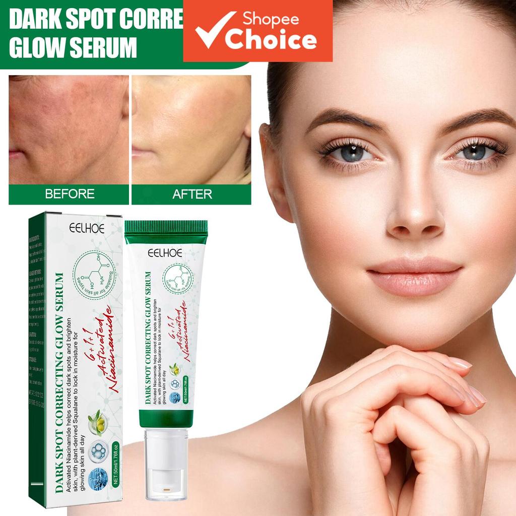 Soro Facial Eelhoe Dark Spot Corretivo para Rosto - Ilumina, Hidrata, Nutre e Clareia a Pele com Essência Clareadora