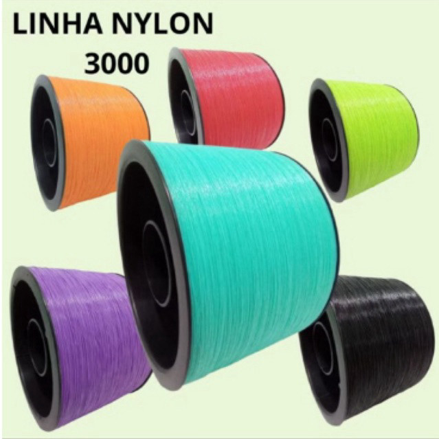 Roca de Nylon para pipa 3 mil jardas linha de nylon 3000 jardas 0.40