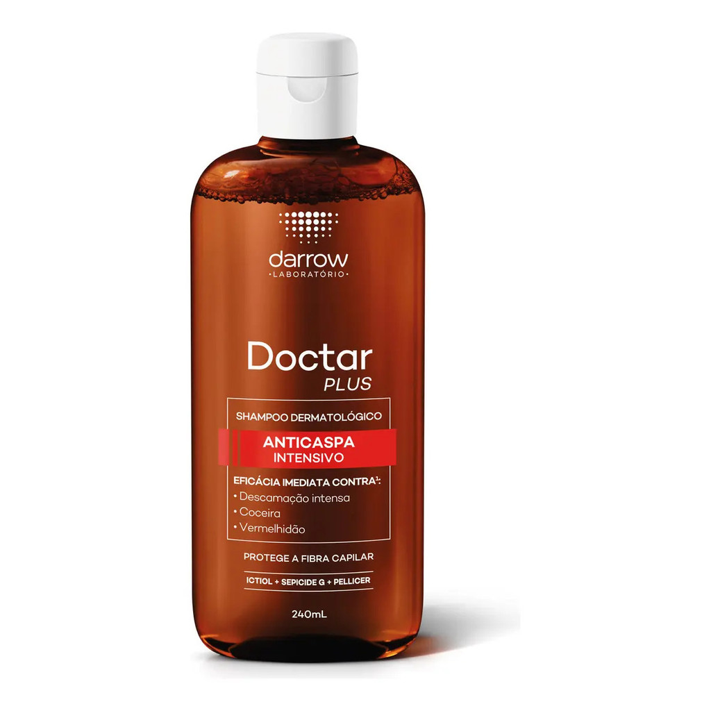 Darrow Doctar Plus Shampoo Anticaspa Intensivo 240ml Controle da Oleosidade