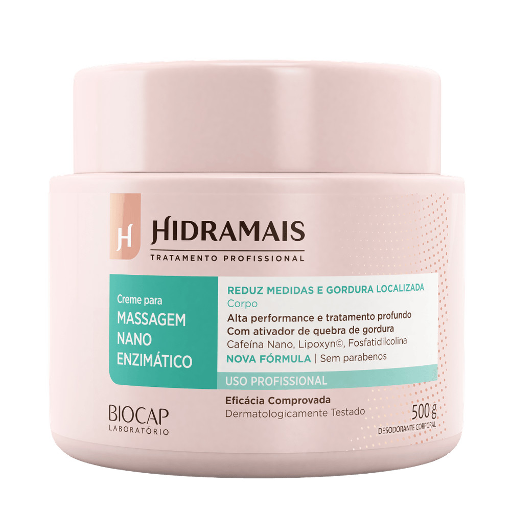 Imagem Creme Para Massagem Nano Enzimático 500g