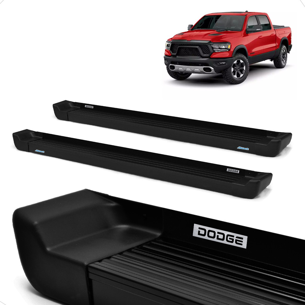 Imagem Estribo Prime Dodge Ram 1500 Rebel 2021/... Cabine Dupla Preto