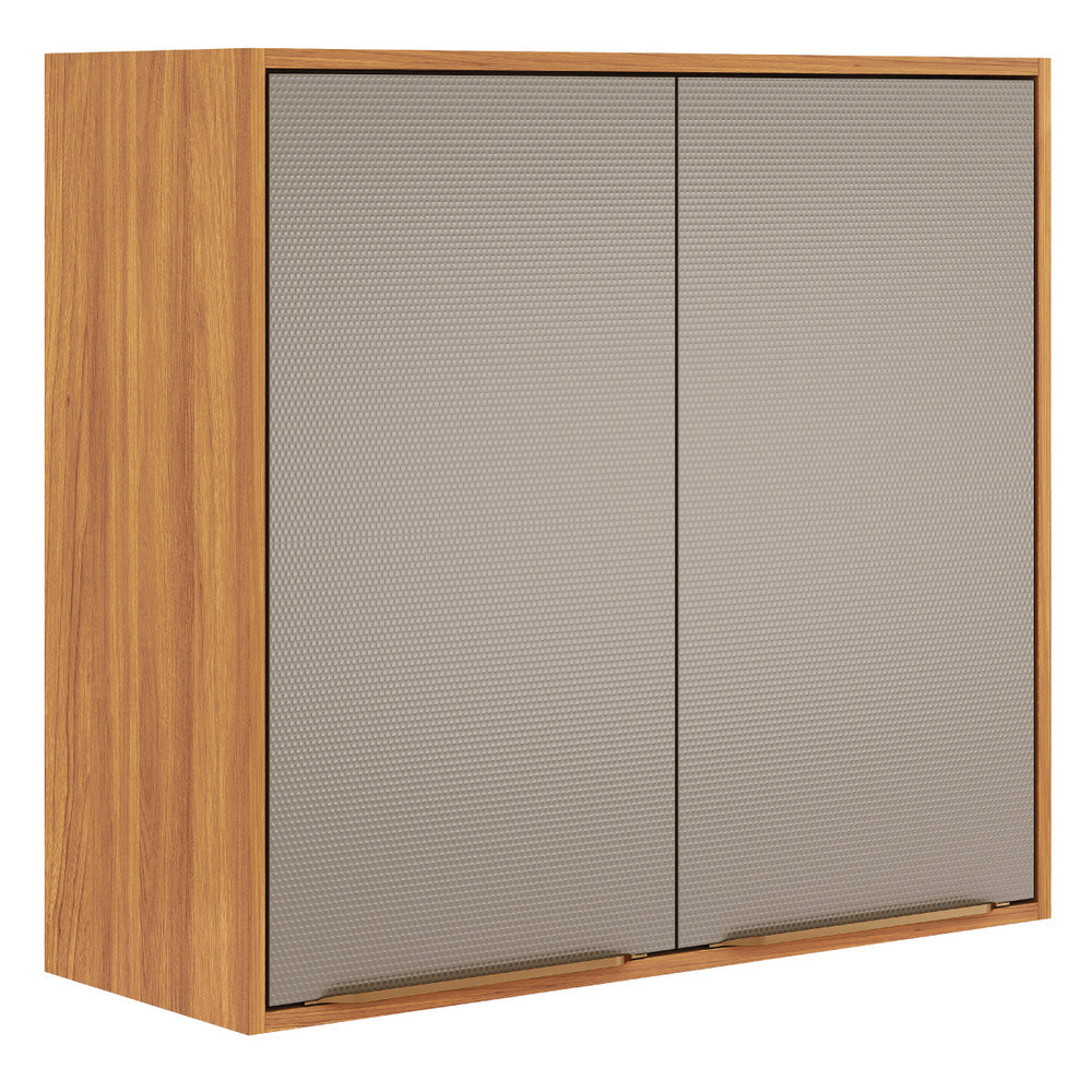 Armário Aéreo 2 Portas 80cm em MDF Plena Demóbile