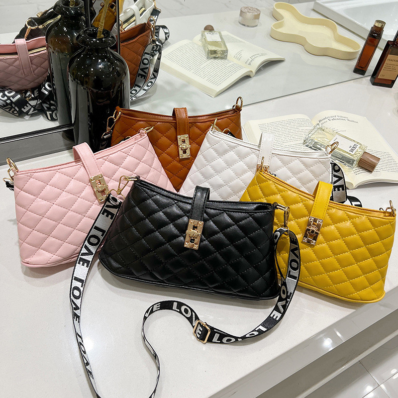 2026 Bolsa Feminina Bolsa Feminina Bolsa nas Axilas Alça de Ombro Larga Bolsa para Celular Bolsa de Ombro Bolsa Mensagei