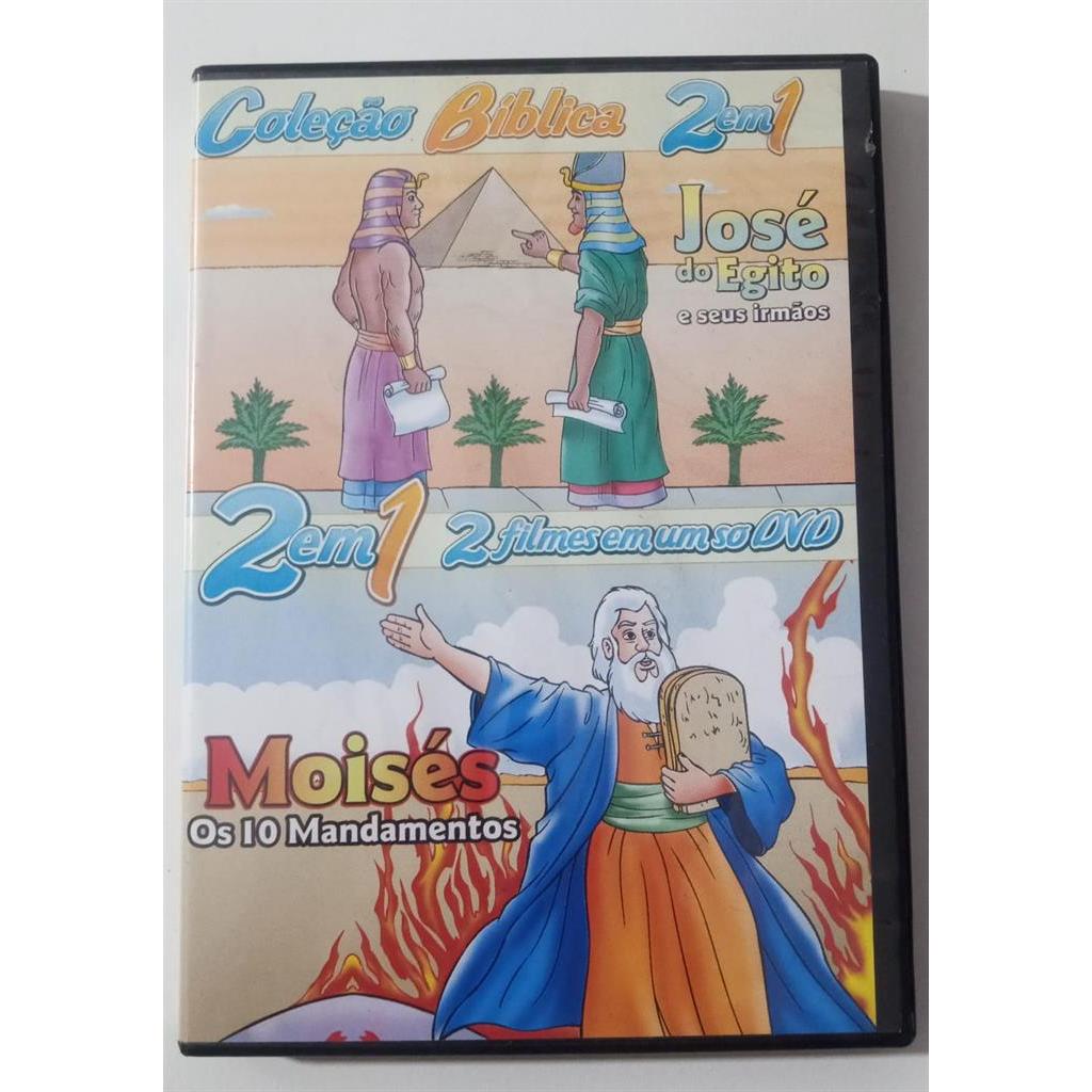 DVD Jose no Egito + Moisés Os 10 Mandamentos - Coleção Biblica 2 em 1 direção
